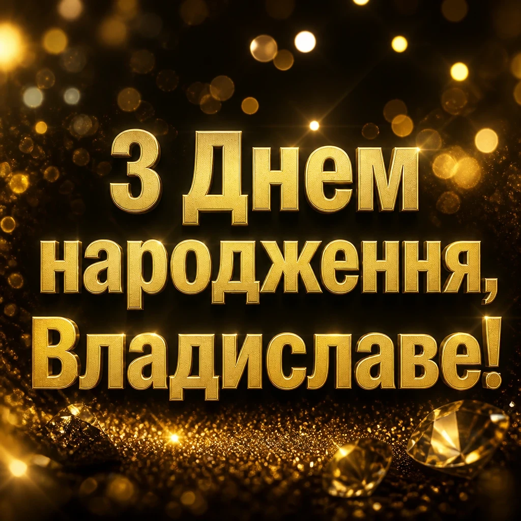 з днем народження владислава