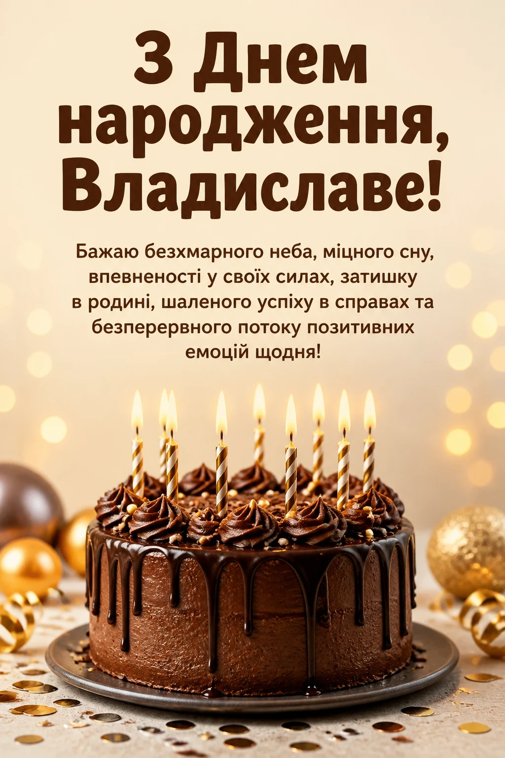 з днем народження владислава