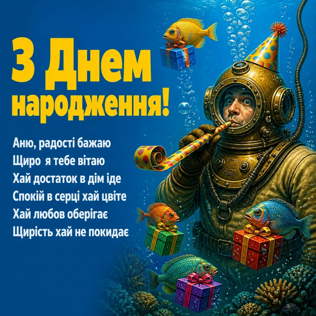 з днем народження, аня в прозі