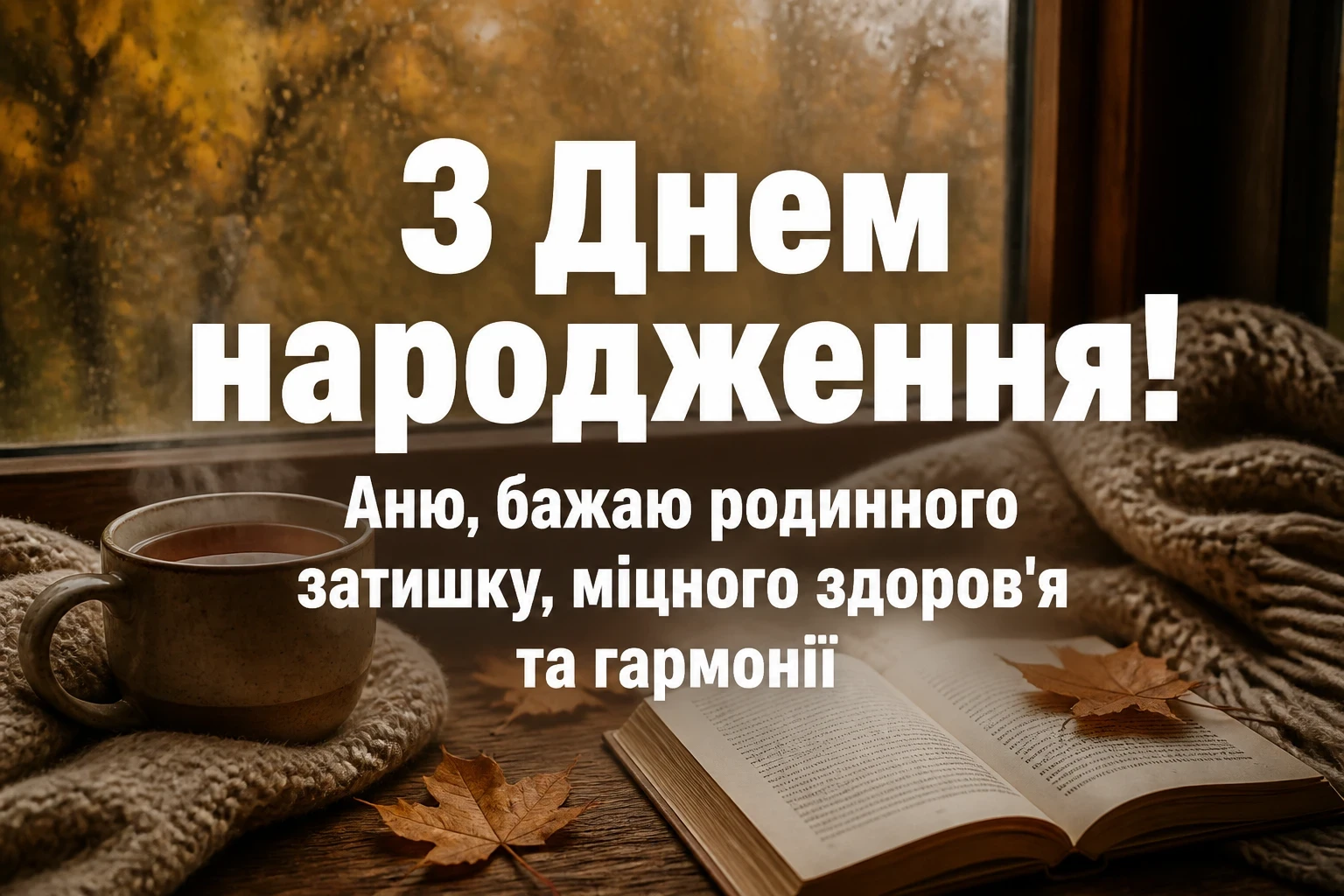 з днем народження, аня в прозі
