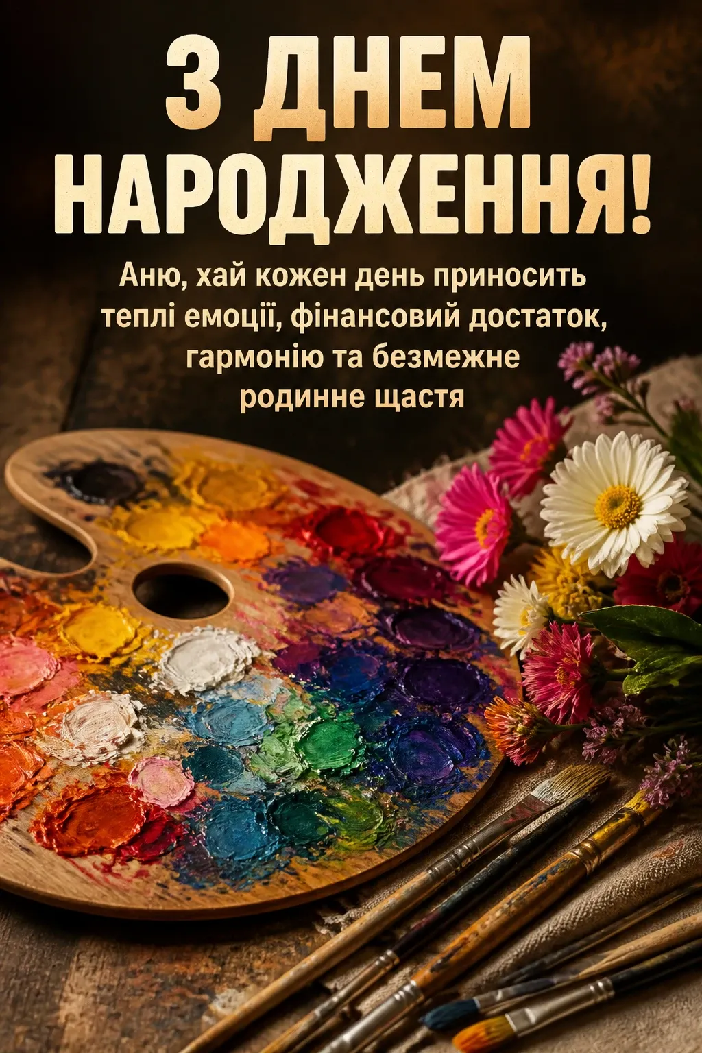 з днем народження, аня в прозі