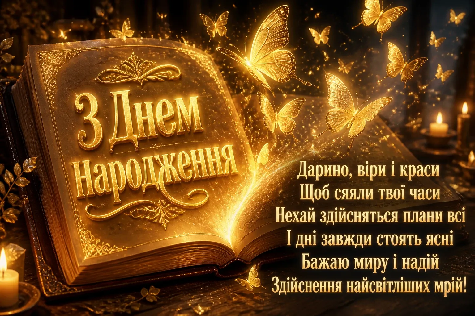 листівка з днем народження, дарина