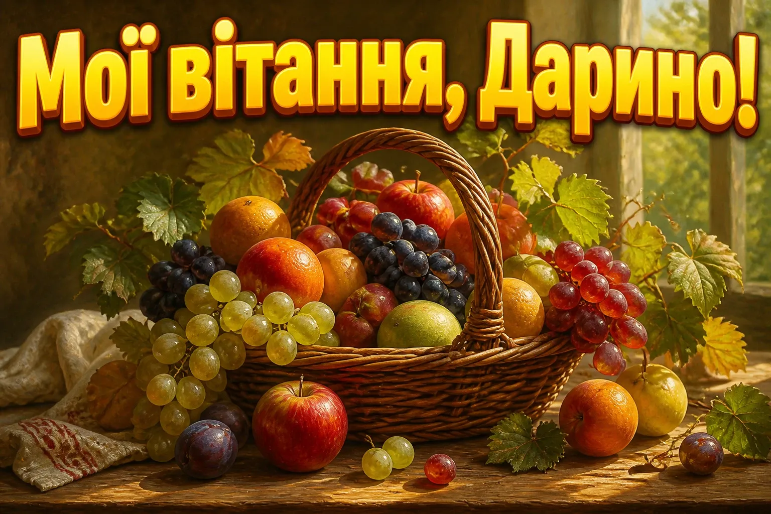 листівка з днем народження, дарина