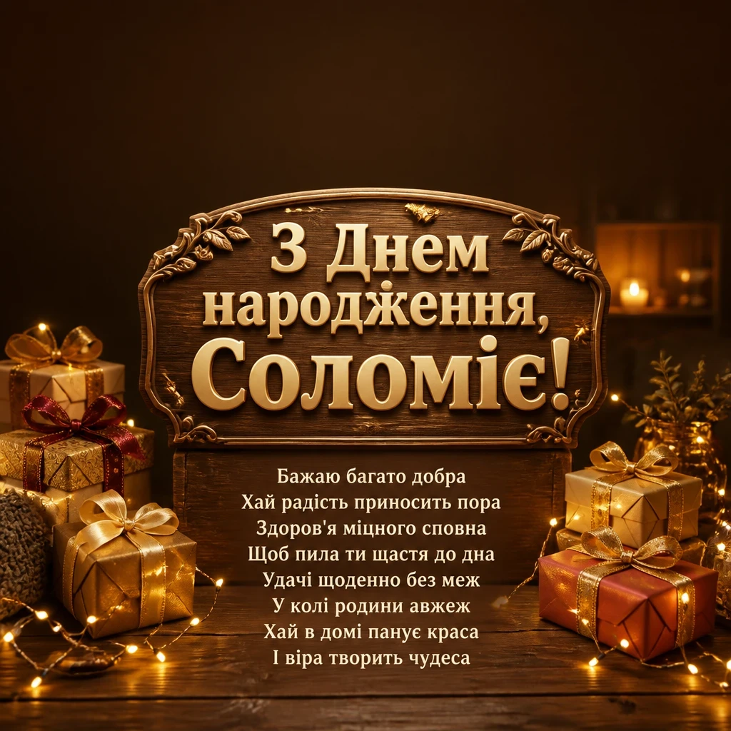 з днем народження соломія картинки