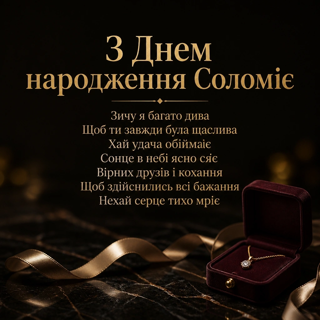 з днем народження соломія картинки