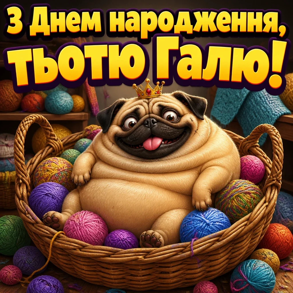 з днем народження тьотя галя