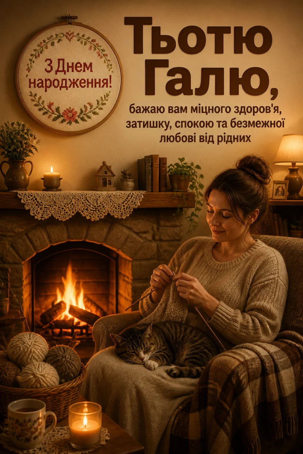 з днем народження тьотя галя