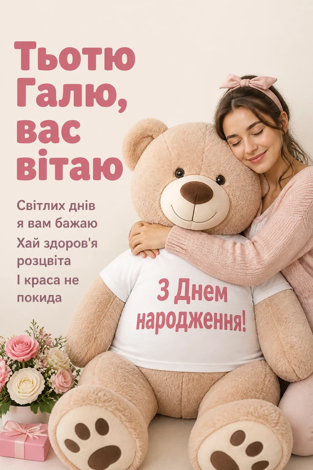 з днем народження тьотя галя