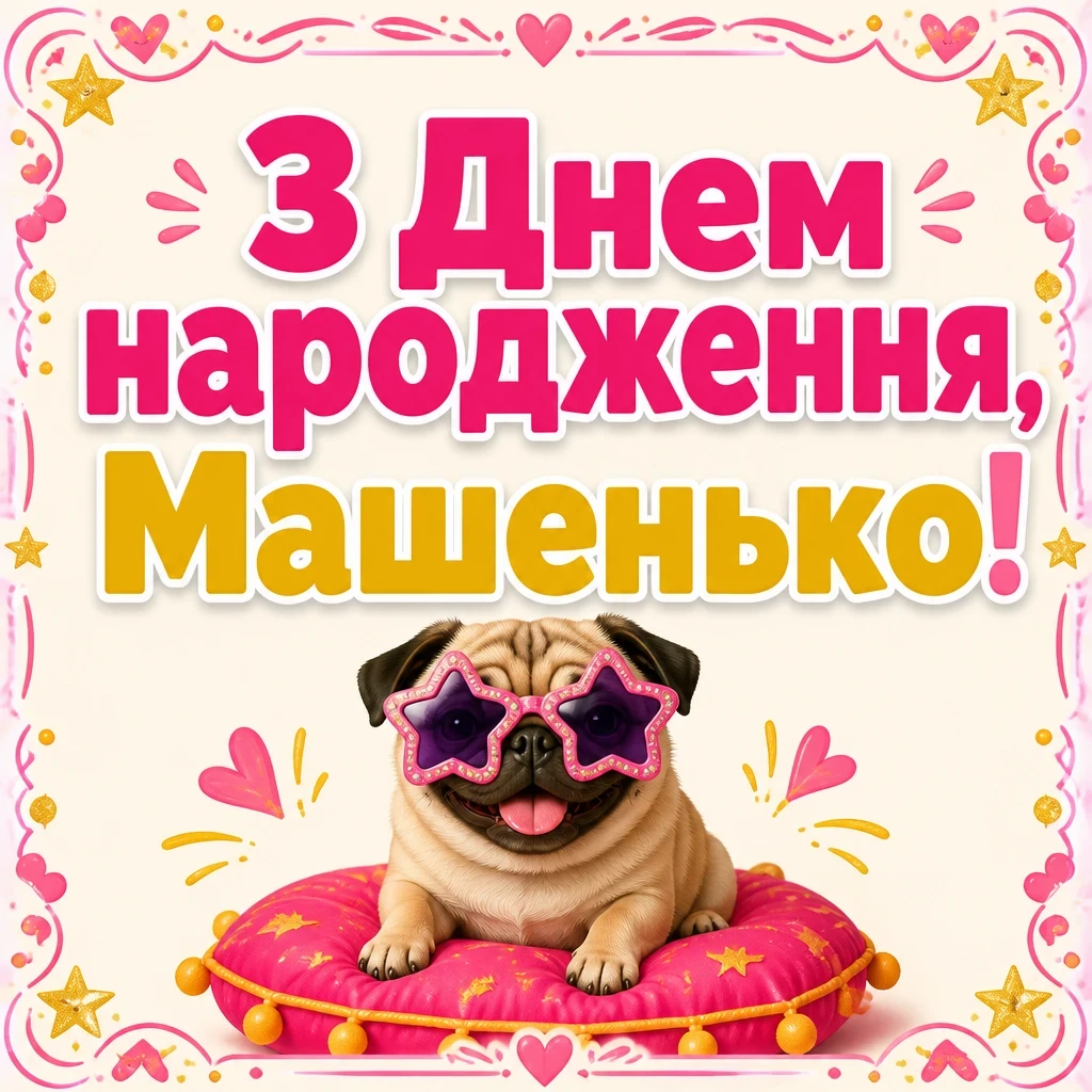 машенька з днем народження маша українською