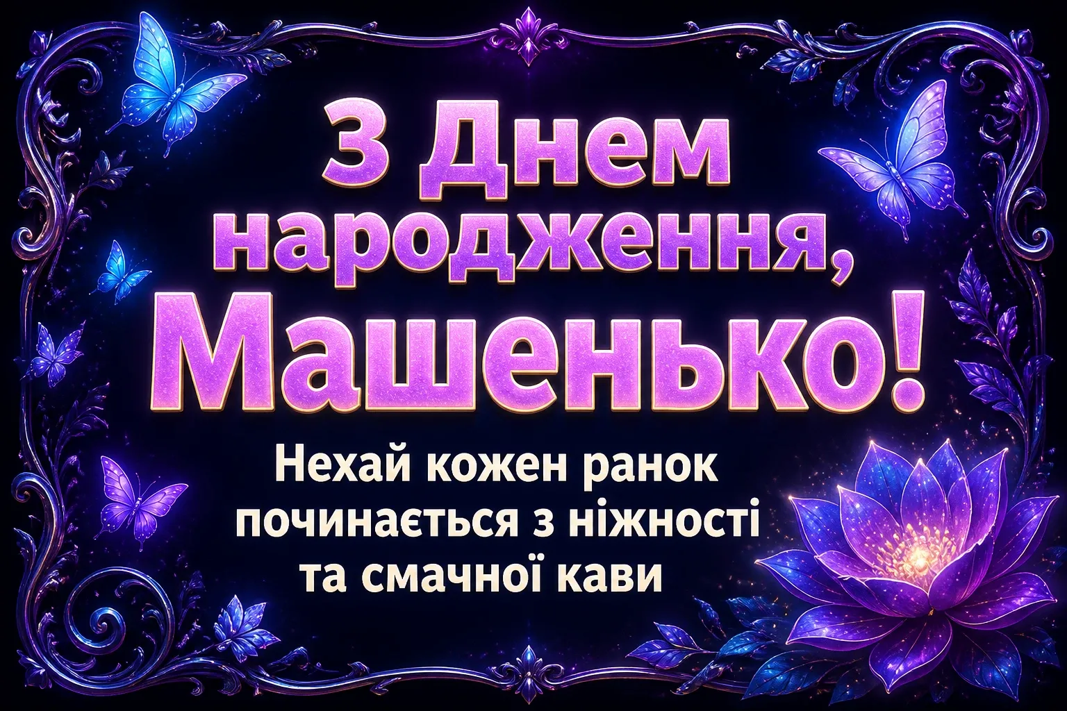 машенька з днем народження маша українською