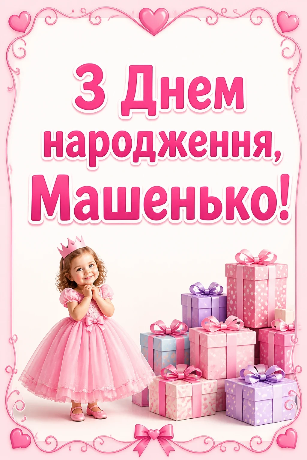машенька з днем народження маша українською