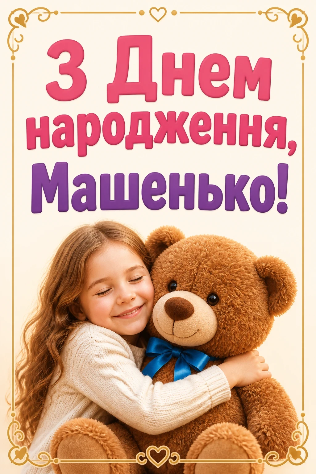 машенька з днем народження маша українською