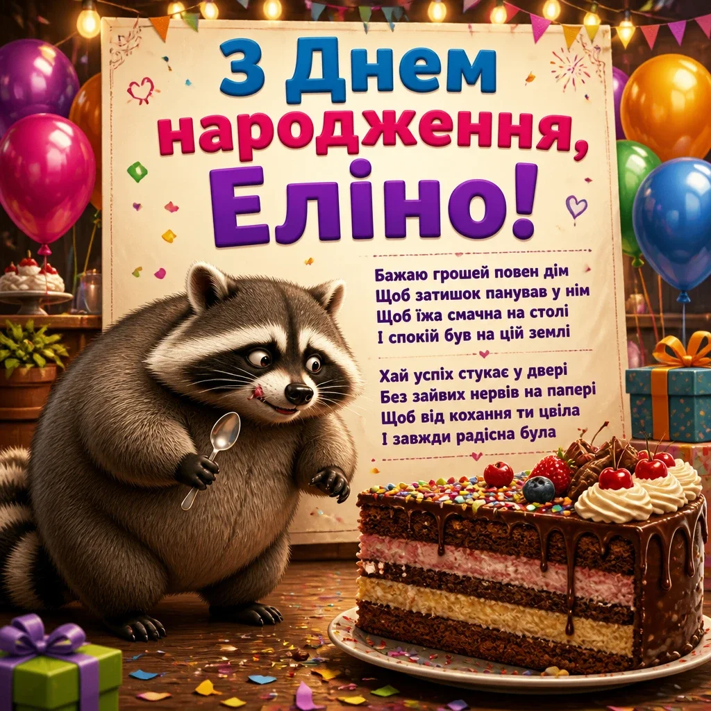 еліна з днем народження еліна з днем народження