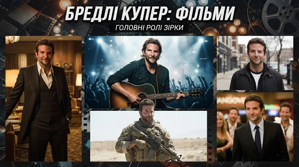 Найкращі фільми Бредлі Купера для перегляду вдома