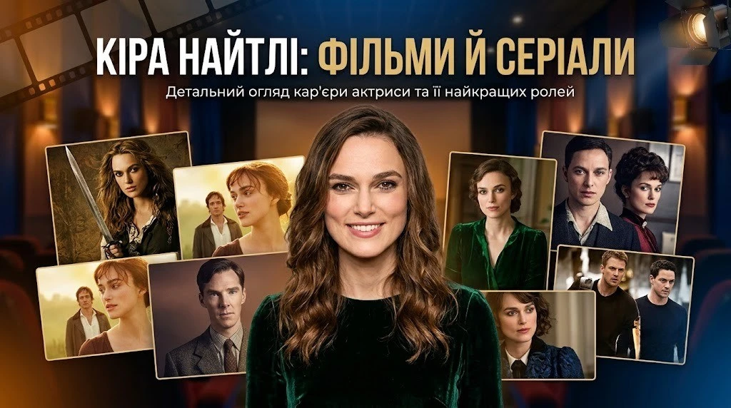 Найкращі фільми й серіали з Кірою Найтлі